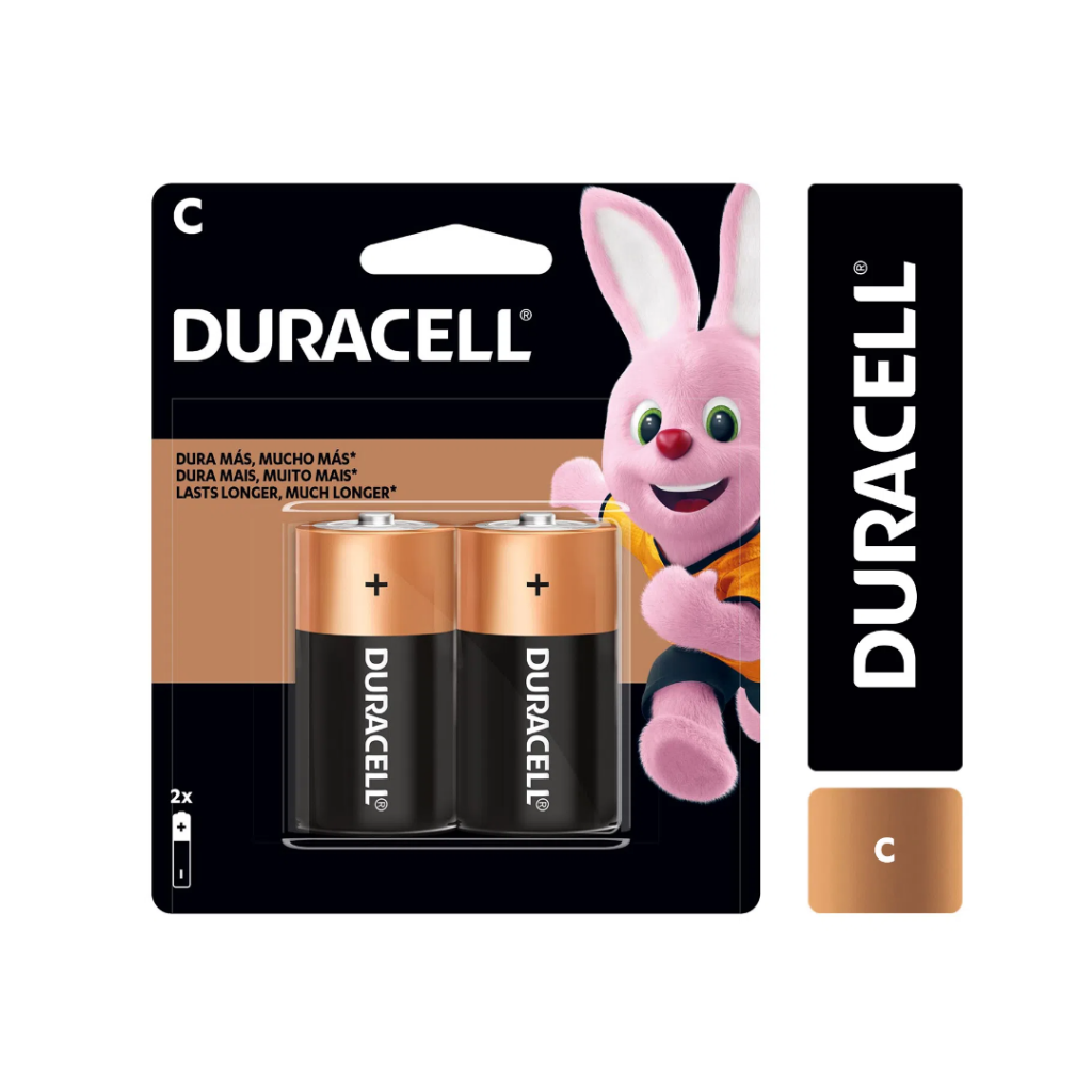 Pilas Alcalinas Duracell C Mn Lr V Unidades