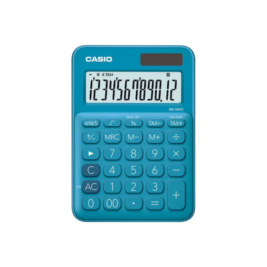 Calculadora Casio Ms-20uc AZUL - Electronicalamar